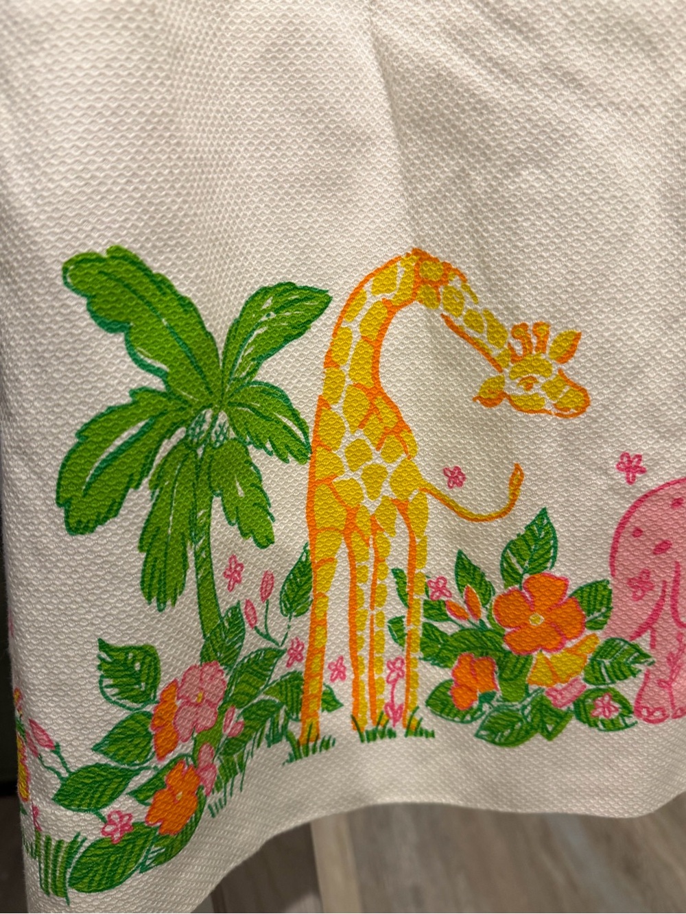 NWT Lilly Pulitzer Jungle on Parade White Strapless Adina Dress Sz 8 💚 🦒 🐘 - Picture 5 of 11